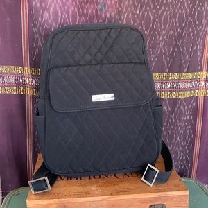 VERA BRADLEY Black quilted backpack
